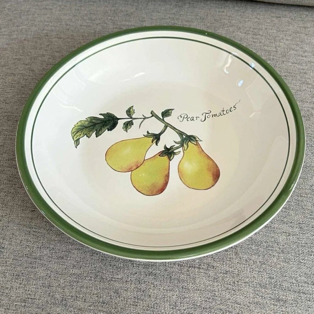 Williams Sonoma Heirloom Tomatoes Soup / Pasta Bowls - Pear Tomatoes